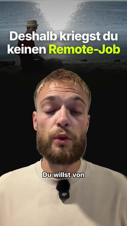 Beispiel-Reel mit Grafiken und Untertiteln